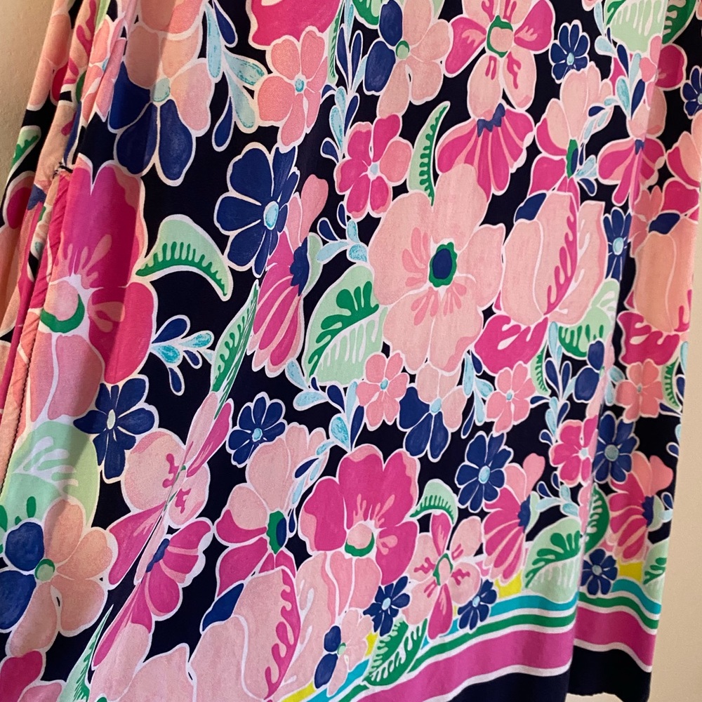 Crown & Ivy pink floral sleeveless dress - Picture 4 of 7